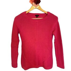Talbots sweater pink medium weight crew neck size xsmall